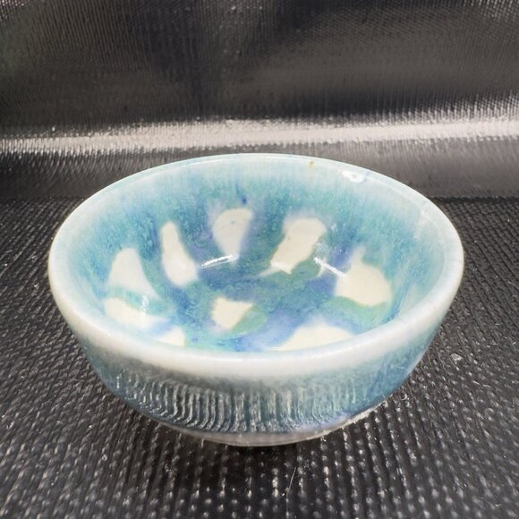 Whitefish Pottery Salt Cellar Dipping Dish Small Bowl Container Hand Made VTG - Picture 11 of 11